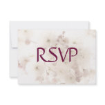 Soft Apple Blossom RSVP Response Card invitations