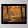 Soft Autumn Rain Poster