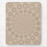 Soft Beige Spiral Mousepad