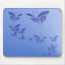 Soft Blue Butterfly  Mousepad