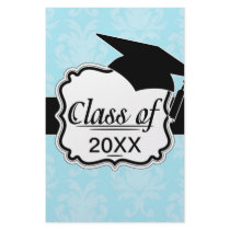 soft blues lovely damask customized stationery