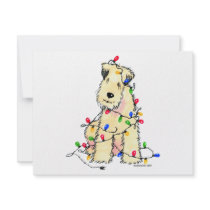 Soft Coated Wheaten Terrier - Christmas Announcements