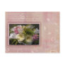 Soft floral design post card