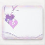 Soft Hearts Mouse Pads