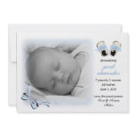 Soft 'N Sweet Baby Boy Announcement invitations