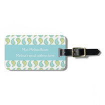 Soft Paisley luggage tags