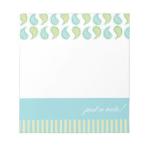 Soft Paisley notepads