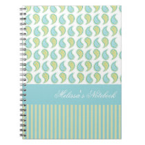 Soft Paisley notebooks