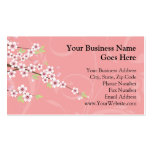 Soft Pink Cherry Blossom Business Card