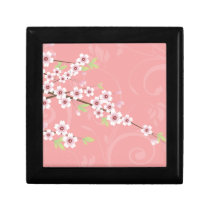 Soft Pink Cherry Blossom Gift Box
