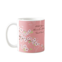 Soft Pink Cherry Blossom Coffee Mugs