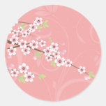 Soft Pink Cherry Blossom Sticker