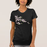 Soft Pink Cherry Blossom Tee Shirts