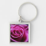 Soft Pink Rose keychain