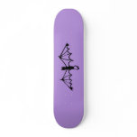 Soft Purple Funny Little Bat Skate Boards