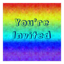 Soft Rainbow Invitations