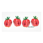 Soft Strawberries photo cards