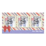 Soft Stripes Photo Card, Any Occasion, Birthday... photo cards