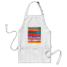 Soft Sun Play Beach Sunset Ocean Waves Art Apron