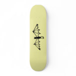 Soft Yellow Funny Little Bat Skateboard Decks