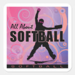 softball89 square stickers