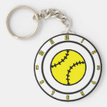 softball All Time Key Chains