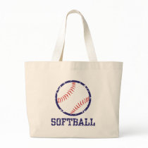 Softball Canvas Bags