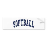 Softball bumper stickers