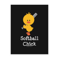 Softball Chick Postcard