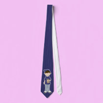 Softball Father's Tie