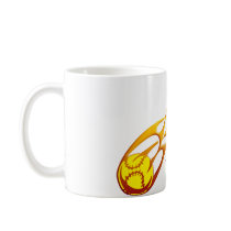 Softball Flame Mug