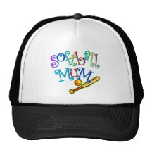 Softball Mum Hats