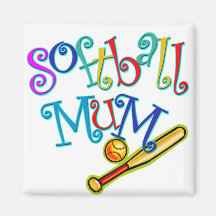 Softball Mum Magnet