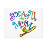 Softball Mum postcards