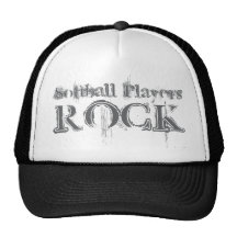 Softball Players Rock Hat