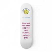 Softball-Sky Blue Skateboard Deck