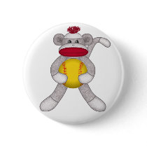 Softball Sock Monkey