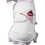 Softball Sock Monkey pet clothing
