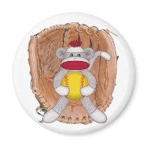 Softball Sock Monkey