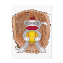 Softball Sock Monkey