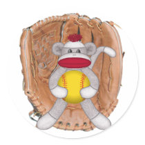 Softball Sock Monkey
