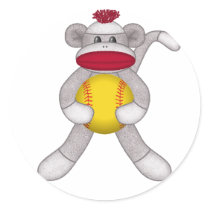 Softball Sock Monkey