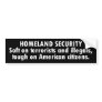 softOnTerrorists Bumper Sticker