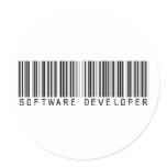 Software Developer Bar Code stickers