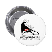 Software Development Involves A Lot Of Naps Pinback Button