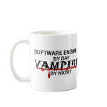 Software Engineer Vampire by Night mugs