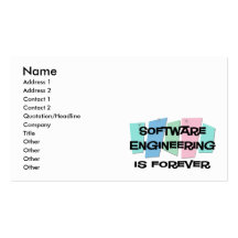 Software Engineering Is Forever Business Cards