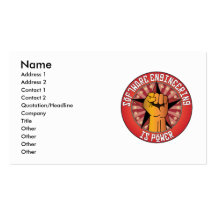 Software Engineering Is Power Business Card Template