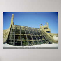 Solar atrium, Douglas Cardinal studio and residenc Posters