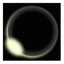 Solar Eclipse Acrylic Cut Out